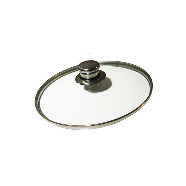 Couvercle verre gamme inox 24cm